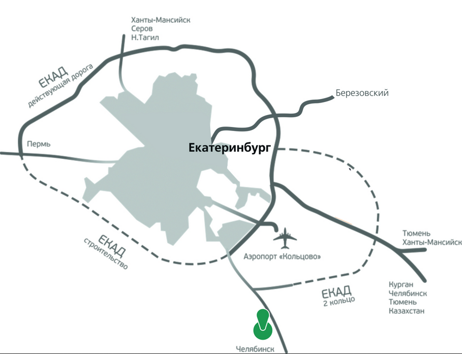 Екад на карте екатеринбурга схема